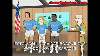 Universitários no Acampamento da Sacanagem